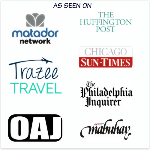 These publishing bragging rights didn't exactly come from sitting on my butt in my hometown