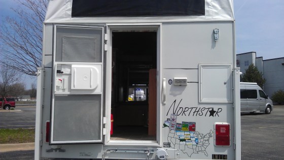 From the outside looking in. Notice the awesome USA stickers. I want to fill that thing OUT!