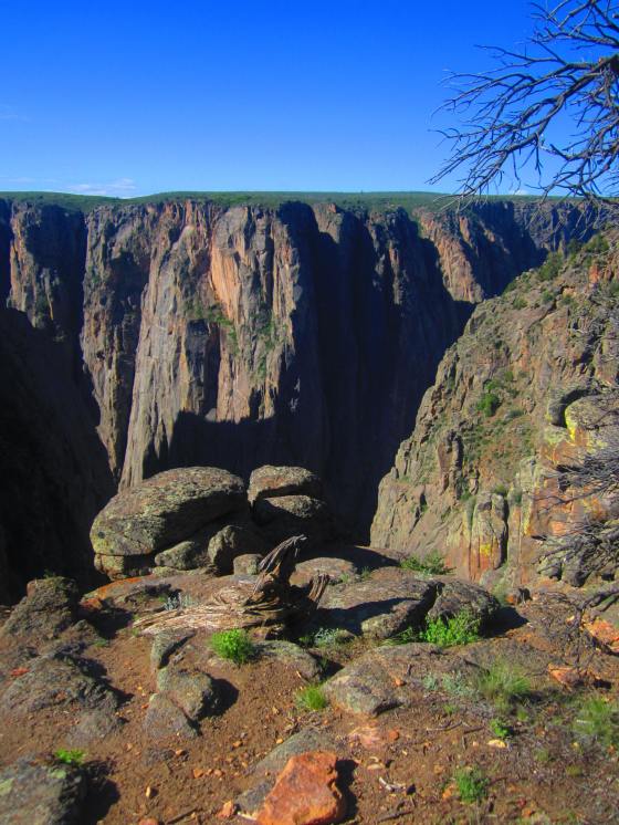 View from Exclamation Point. Sure you can go closer, but I wasn't planning on falling in!