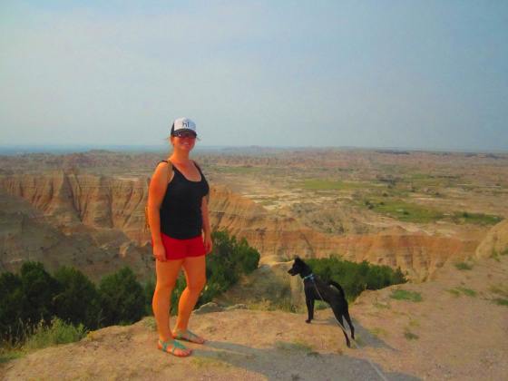 Me and my little Pono, Badlands National Park