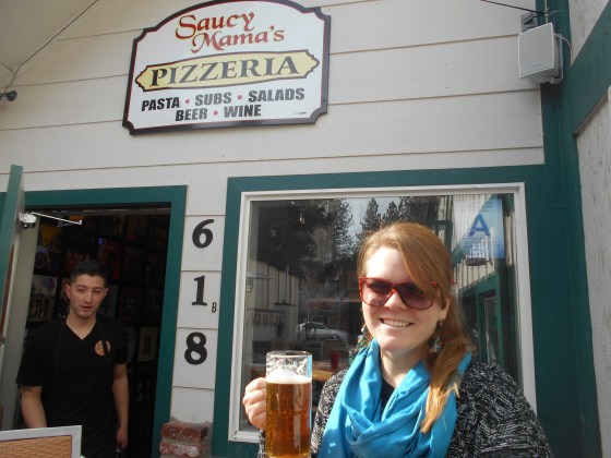 A saucy mama at saucy mama's ;)