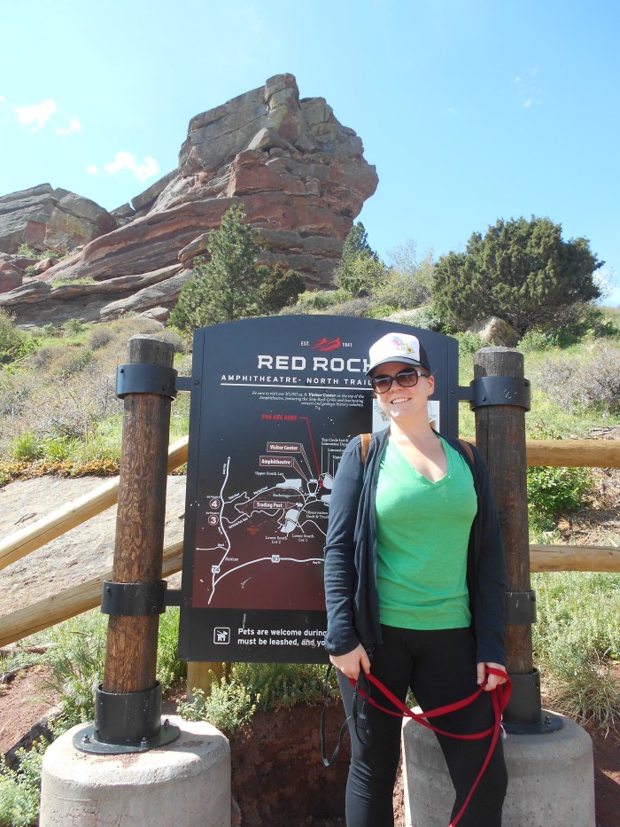 Beginning the hike: remember, Fido has to be on a leash!