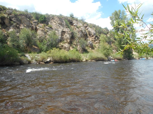 And the river runs on just the same, in Steamboat Springs, Co.