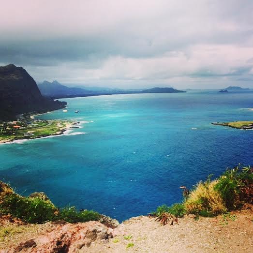 View from the top at Makapu'u Lighthouse Trail